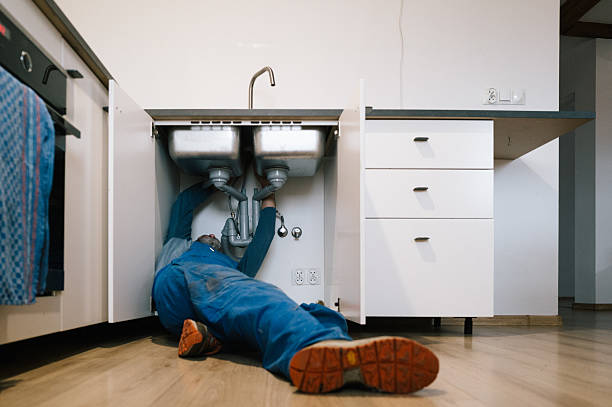 Professional Drain Cleaning technician working in Hope Valley, RI